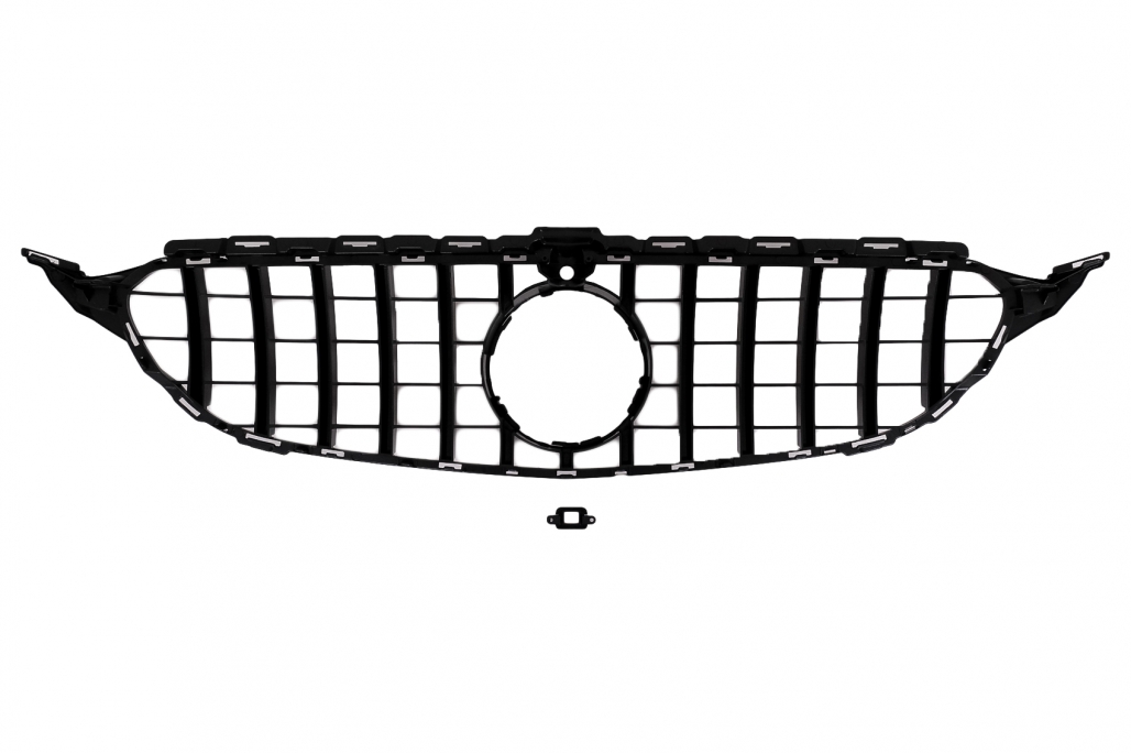 Grila Centrala Mercedes C-Class W205 S205 A205 C205 (2014-2018) GT-R Panamericana Design Negru Performance AutoTuning