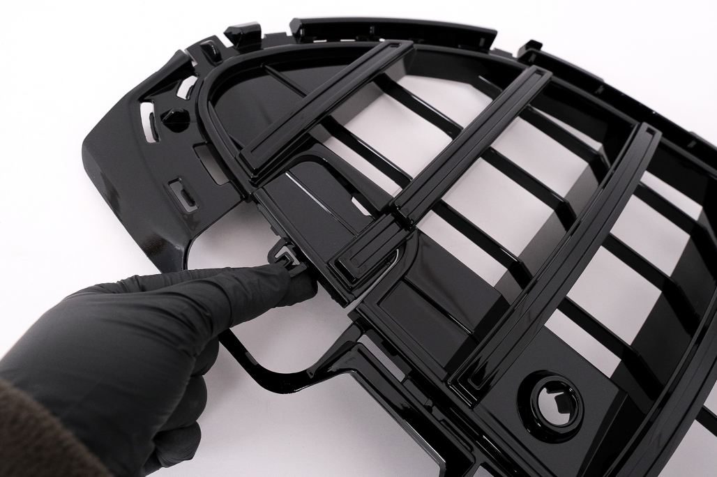 Grila Centrala Mercedes Clasa C W206 Sedan S206 T-Modell (2021-) GT-R Panamericana Design Negru Performance AutoTuning