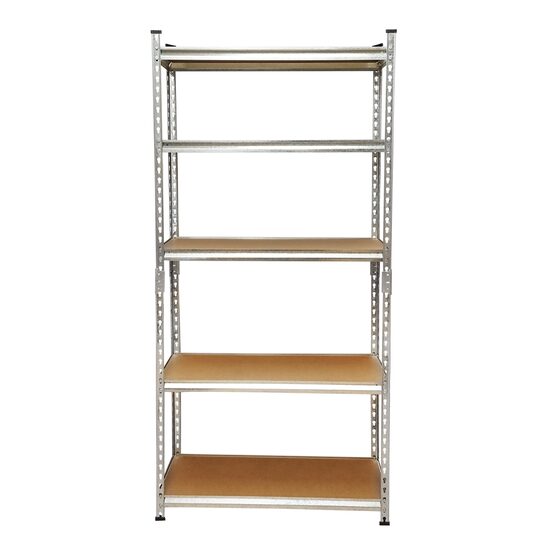 Raft depozitare, metalic, 5 polite, 120 kg, 90x30x180 cm, Breckner Germany GartenVIP DiyLine