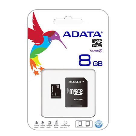 MICRO SD CARD 8GB CU ADAPTOR ADATA EuroGoods Quality