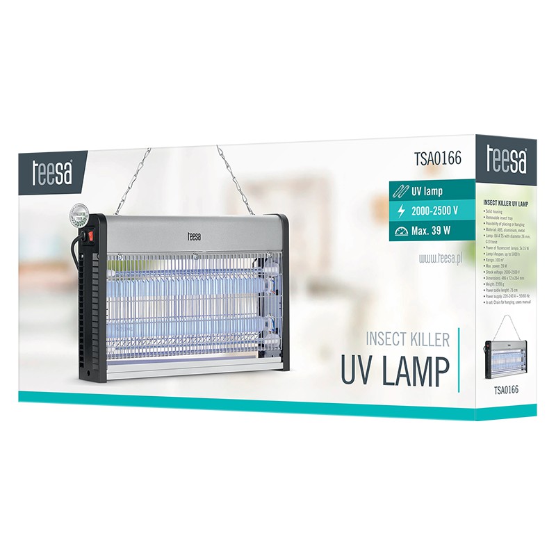 LAMPA UV ANTI INSECTE 2 X 15W TEESA EuroGoods Quality