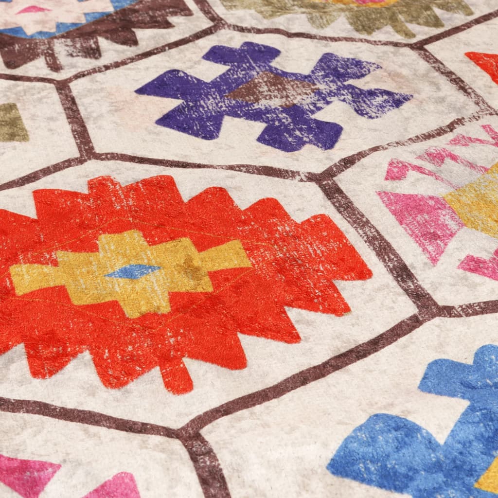 Covor lavabil, multicolor, 190x300 cm, anti-alunecare GartenMobel Dekor
