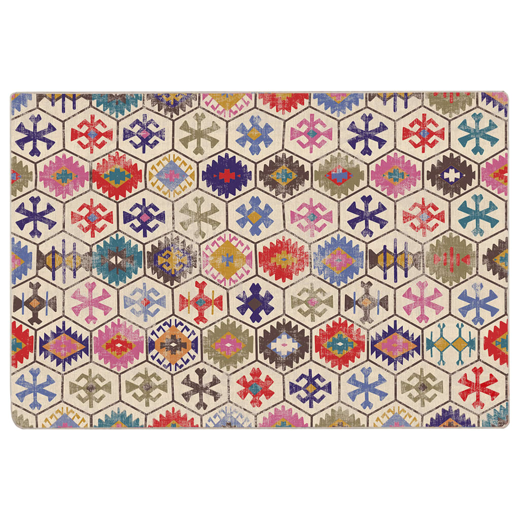 Covor lavabil, multicolor, 190x300 cm, anti-alunecare GartenMobel Dekor