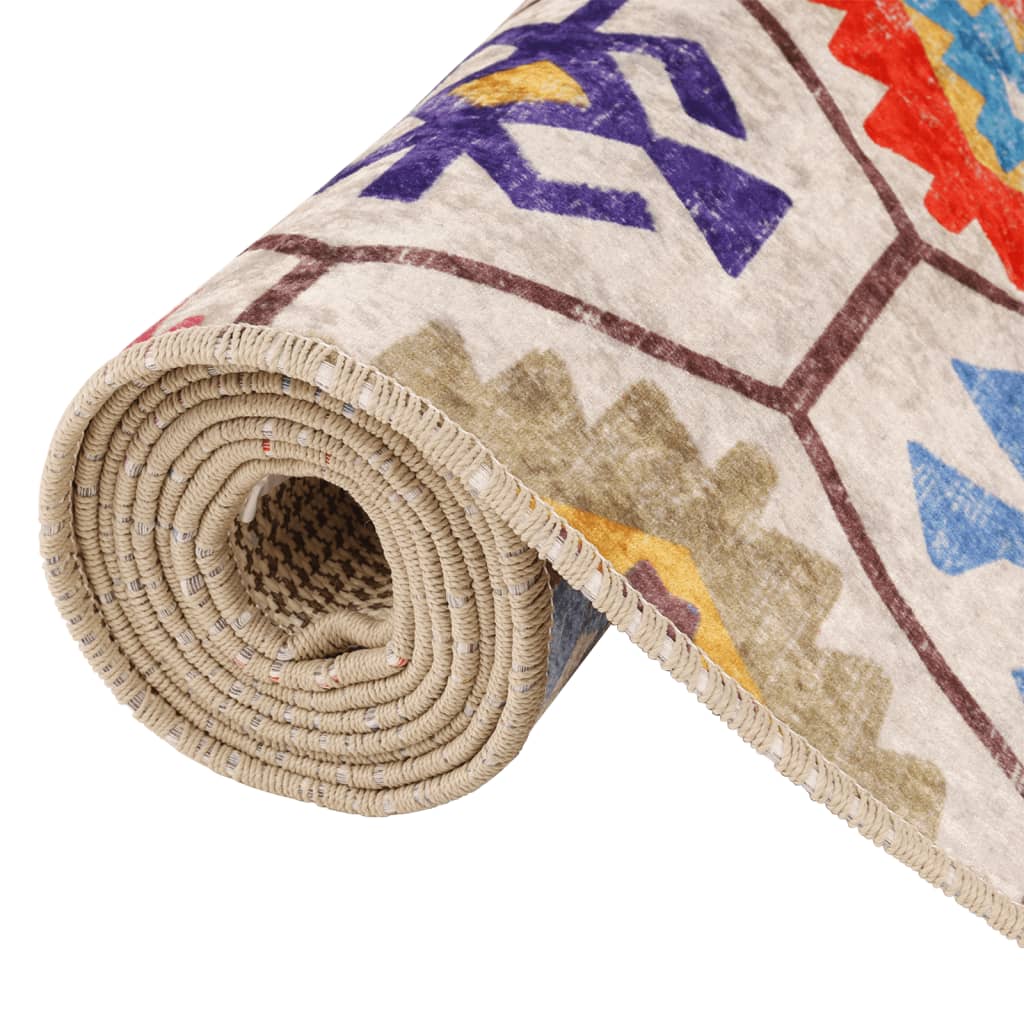 Covor lavabil, multicolor, 190x300 cm, anti-alunecare GartenMobel Dekor