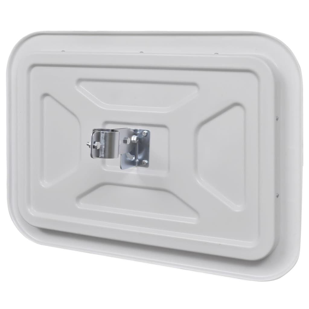 Oglindă de trafic convexă dreptunghiulară, 40 x 60 cm, cu reflectoare  GartenMobel Dekor