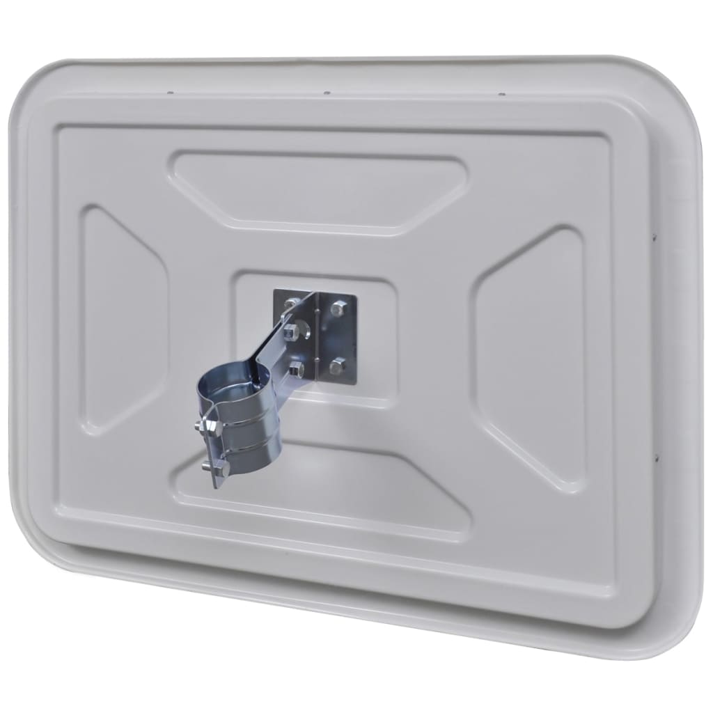 Oglindă de trafic convexă dreptunghiulară, 60 x 80 cm, cu reflectoare   GartenMobel Dekor