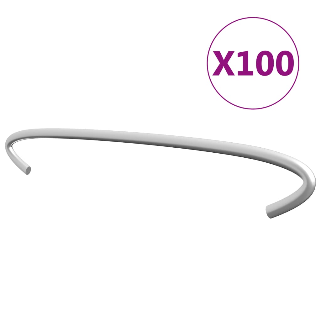 Cârlige pentru gabioane, 100 buc., oțel galvanizat, 20 cm GartenMobel Dekor