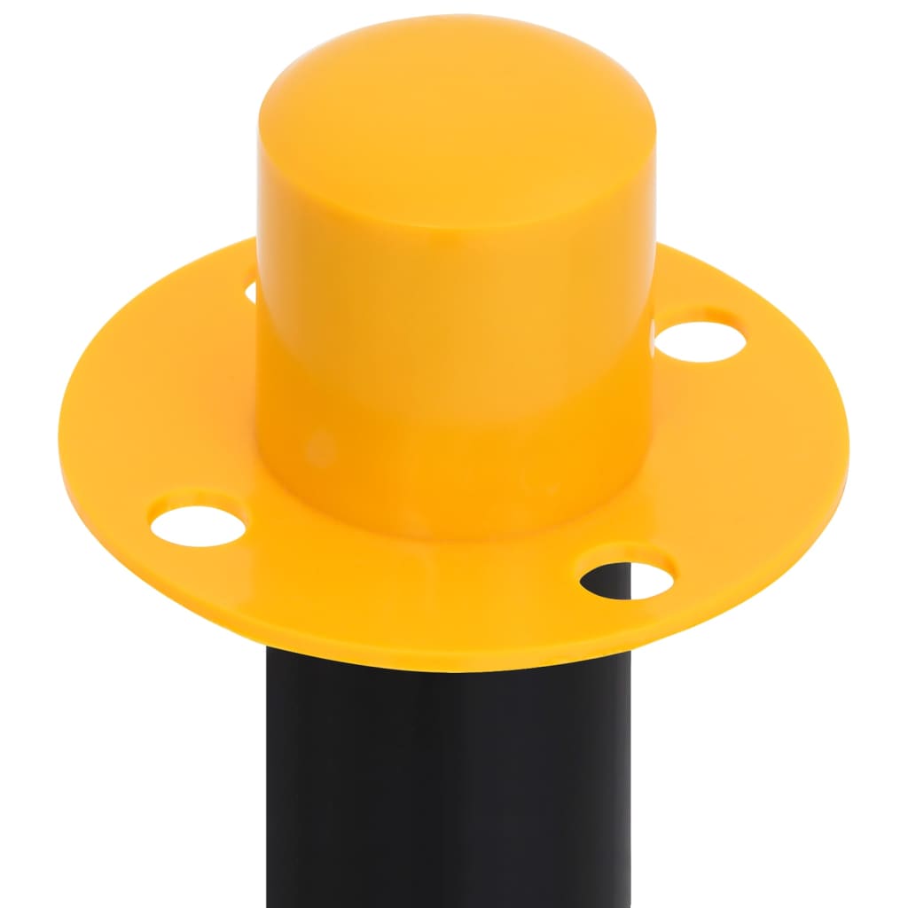 Set stâlp semnalizare trafic, cu lanț din plastic de 10 m GartenMobel Dekor