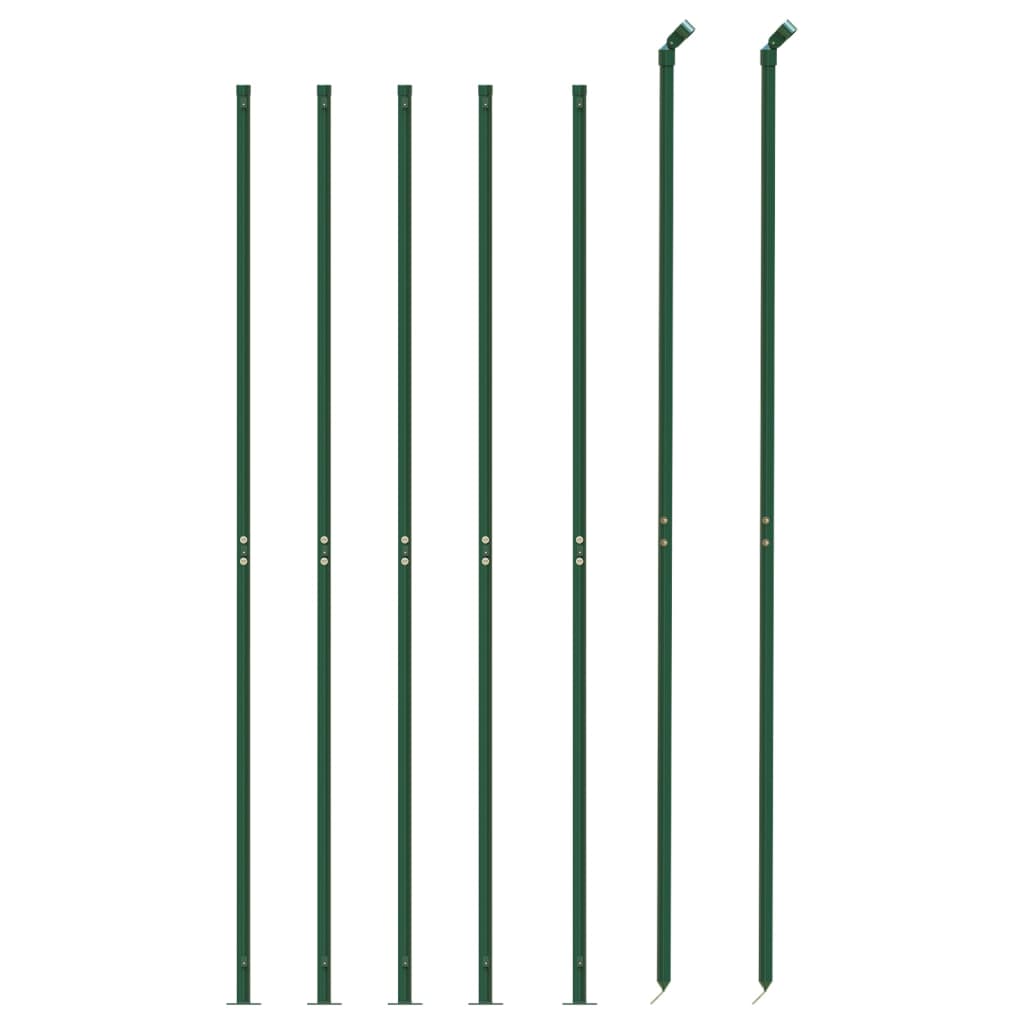 Gard plasă de sârmă cu bordură, verde, 1,6x10 m GartenMobel Dekor