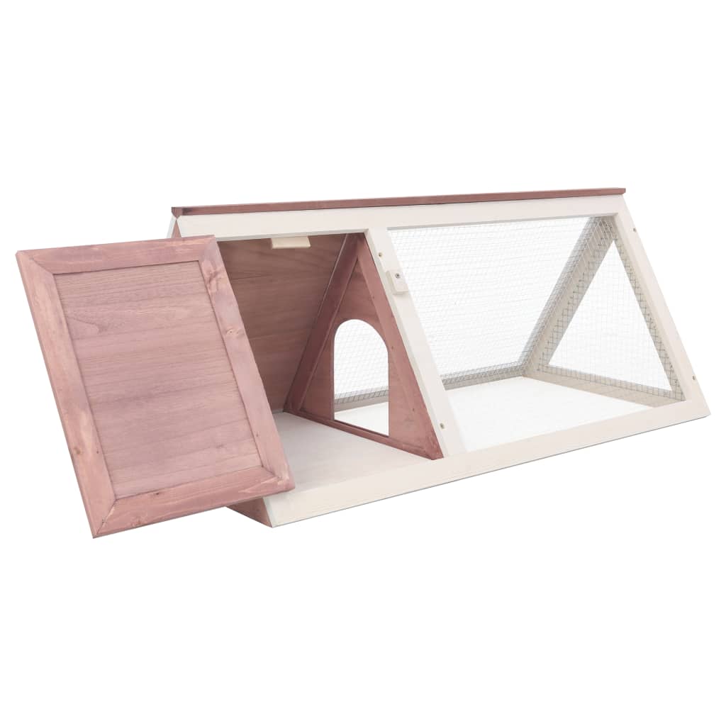 Cușcă pentru iepuri și alte animale, maro, lemn GartenMobel Dekor