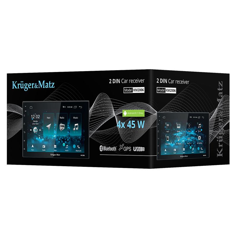 PLAYER AUTO 2 DIN ANDROID 10 KRUGER&MATZ EuroGoods Quality