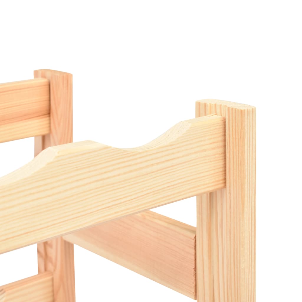 Suport pentru sticle de vin, 77 sticle, lemn de pin GartenMobel Dekor