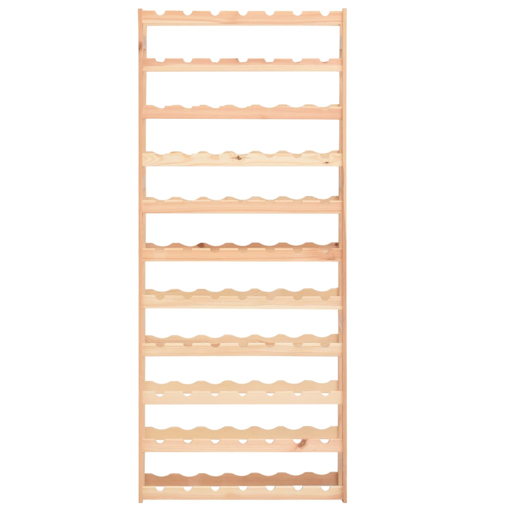 Suport pentru sticle de vin, 77 sticle, lemn de pin GartenMobel Dekor