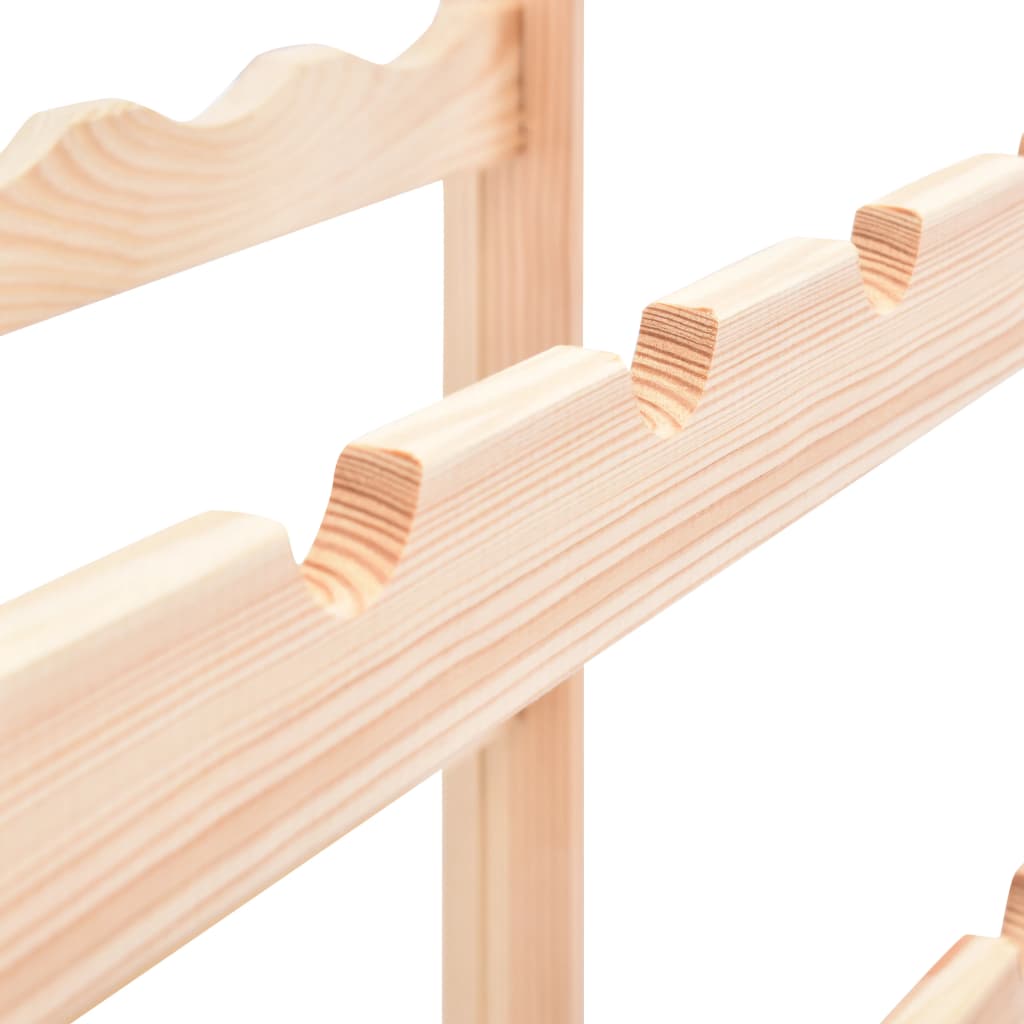 Suport pentru sticle de vin, 77 sticle, lemn de pin GartenMobel Dekor