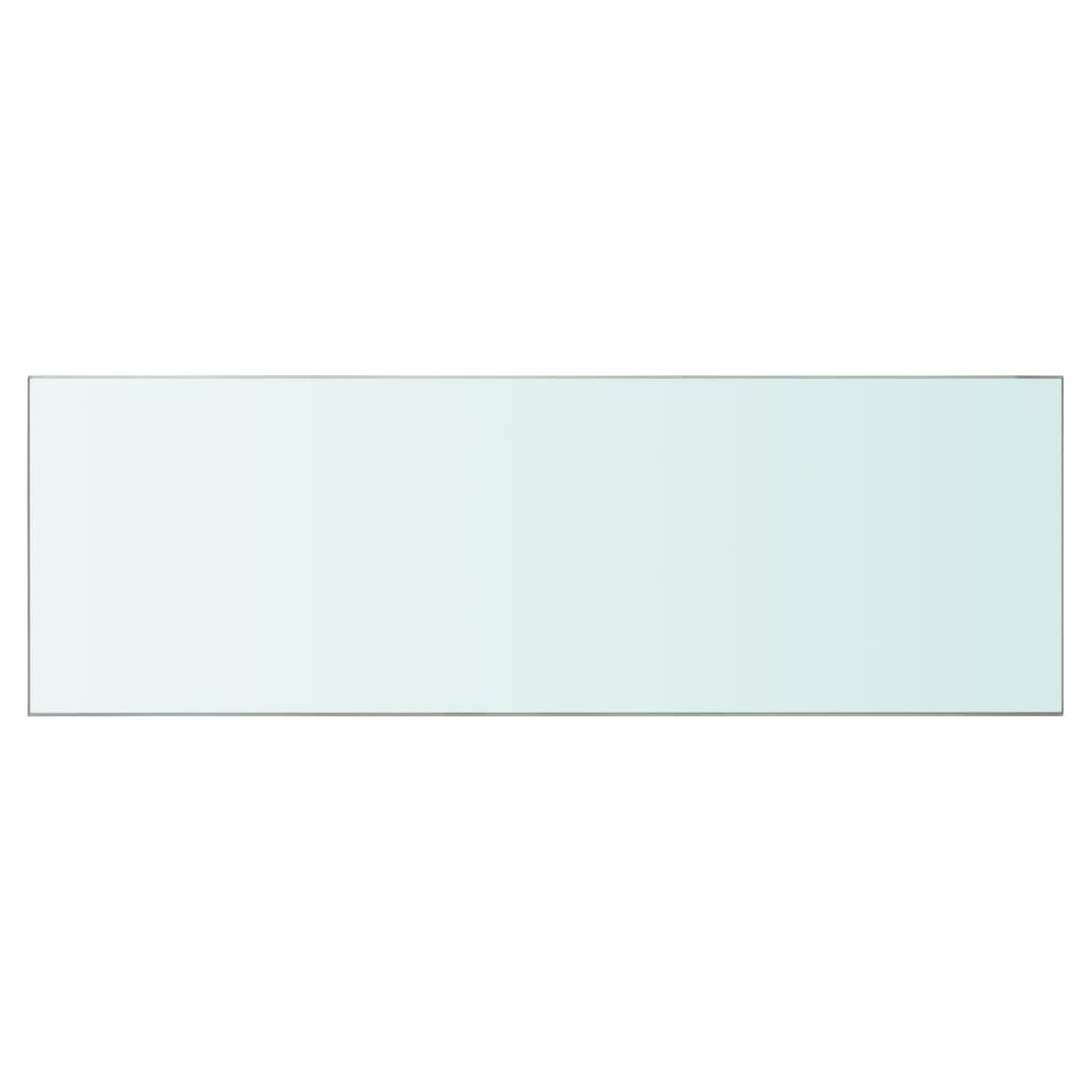 Rafturi, 2 buc., 90 x 30 cm, panouri sticlă transparentă GartenMobel Dekor