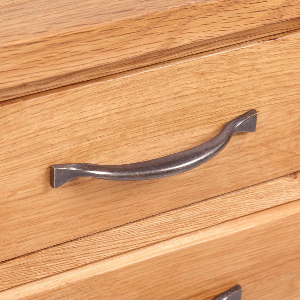 Noptiere, 2 buc., 40x30x54 cm, lemn masiv de stejar GartenMobel Dekor