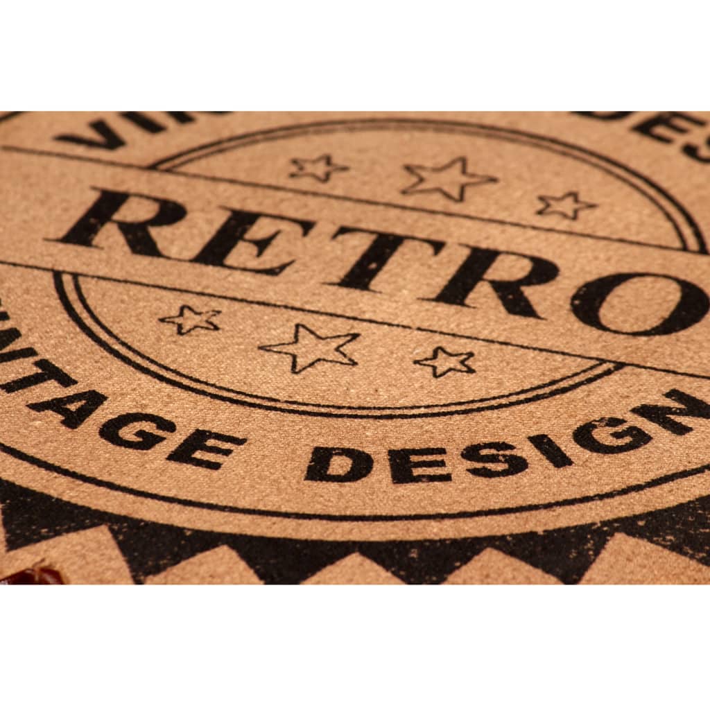 Set de bar 9 piese lemn masiv de acacia piele naturală și pânză GartenMobel Dekor