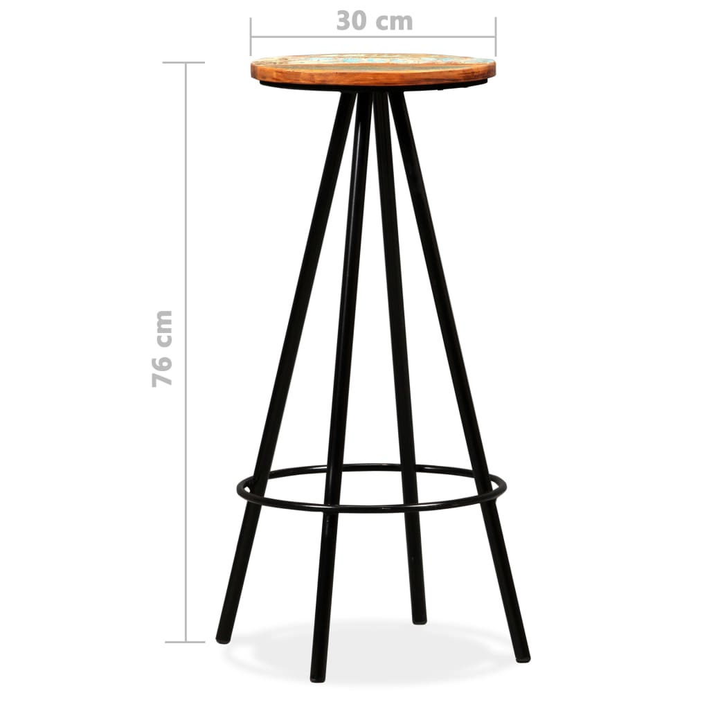 Set mobilier de bar, 9 piese, lemn masiv reciclat GartenMobel Dekor