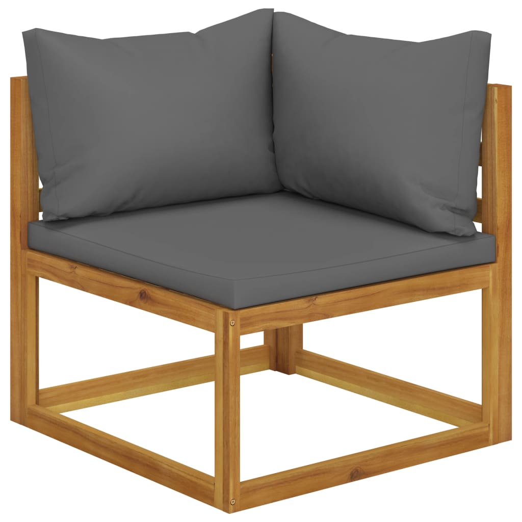 Set mobilier grădină cu perne, 6 piese, lemn masiv acacia GartenMobel Dekor