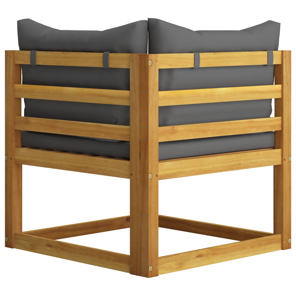Set mobilier grădină cu perne, 6 piese, lemn masiv acacia GartenMobel Dekor