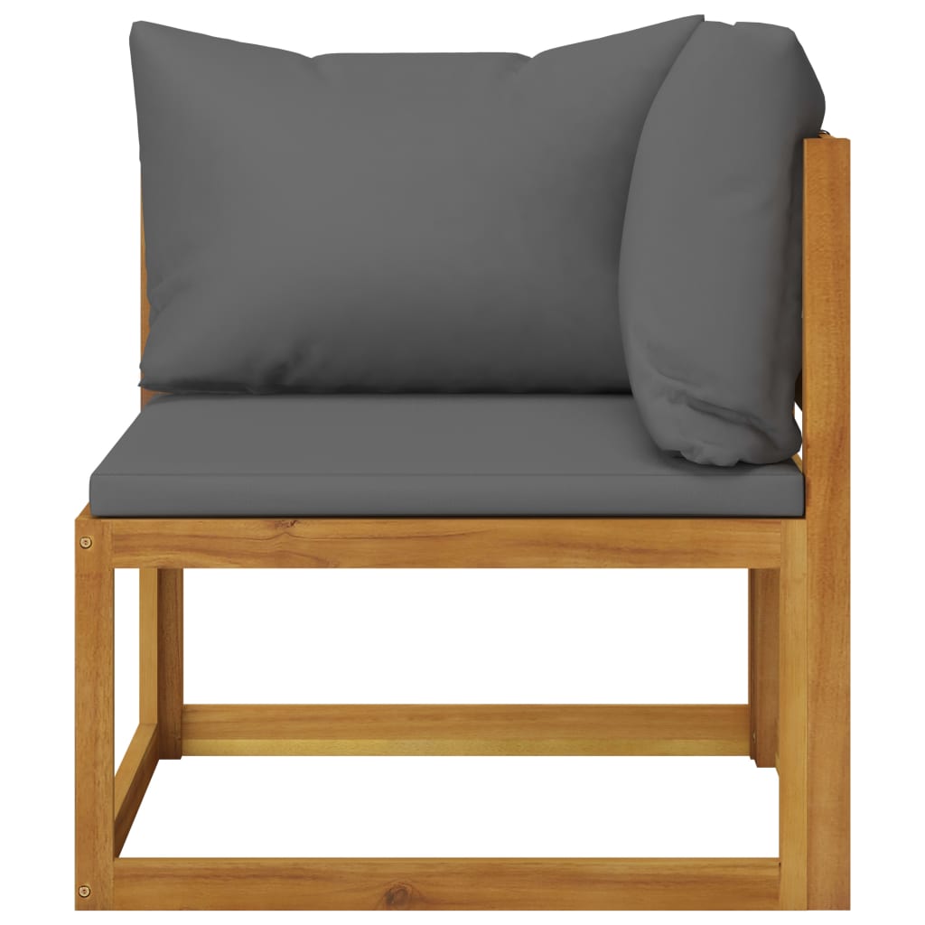 Set mobilier grădină cu perne, 6 piese, lemn masiv acacia GartenMobel Dekor