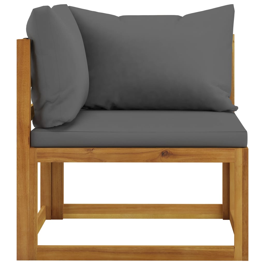 Set mobilier grădină cu perne, 6 piese, lemn masiv acacia GartenMobel Dekor