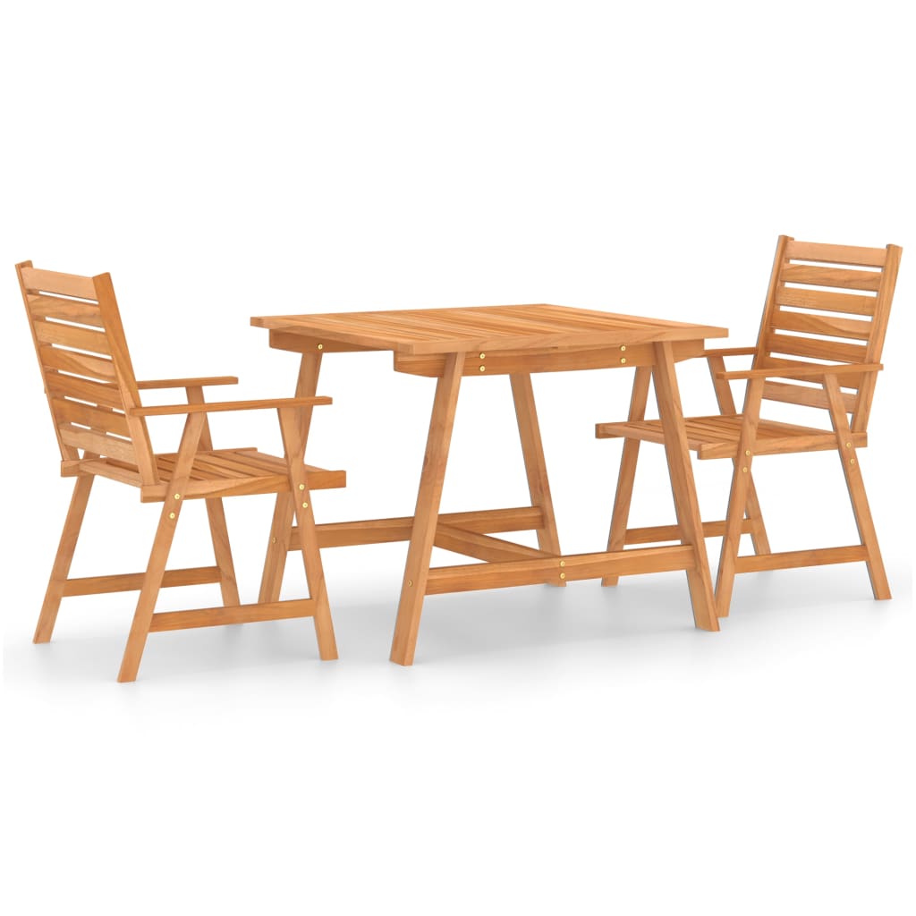 Set mobilier grădină, 3 piese, lemn masiv de acacia GartenMobel Dekor