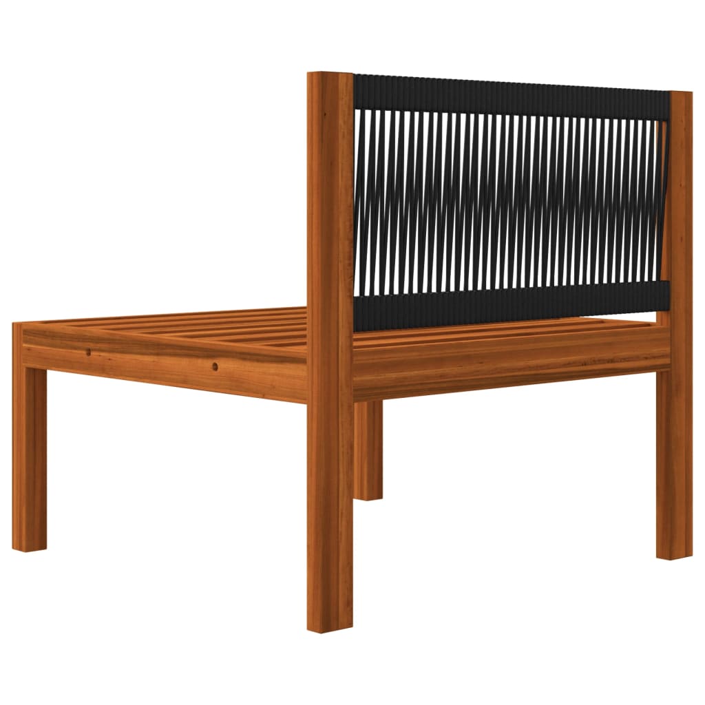 Set mobilier grădină cu perne, 6 piese, crem lemn masiv acacia GartenMobel Dekor