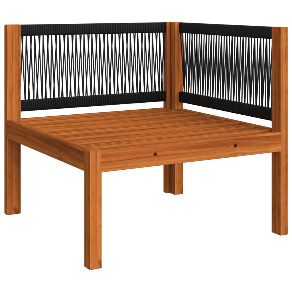 Set mobilier grădină cu perne, 6 piese, crem lemn masiv acacia GartenMobel Dekor
