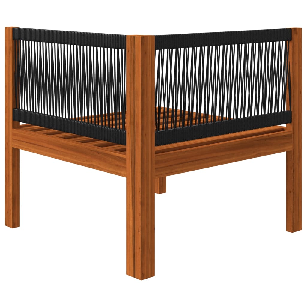 Set mobilier grădină cu perne, 6 piese, crem lemn masiv acacia GartenMobel Dekor