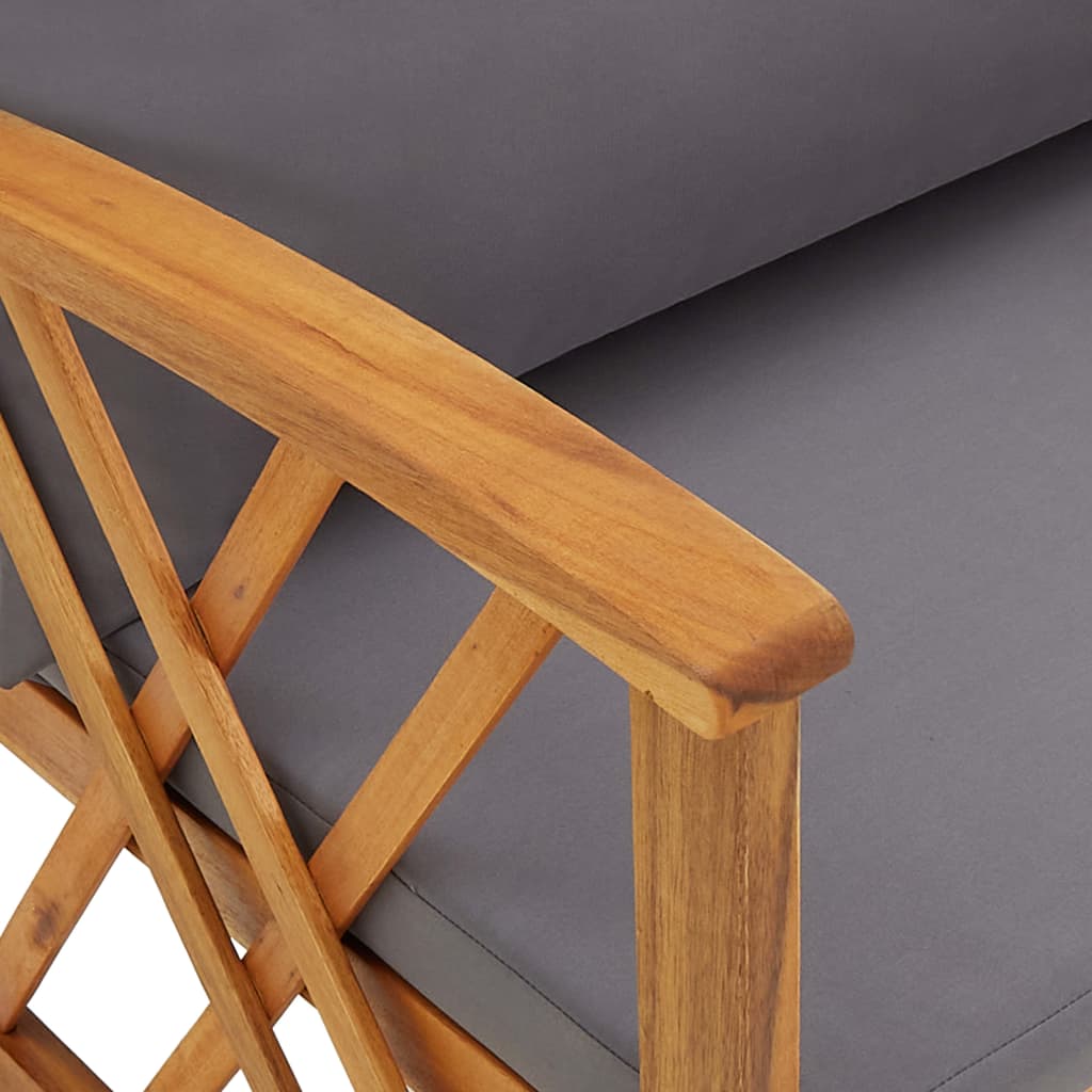 Set mobilier de grădină cu perne, 4 piese, lemn masiv de acacia GartenMobel Dekor
