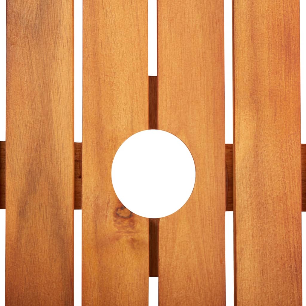 Set mobilier de grădină cu perne, 5 piese, lemn masiv de acacia GartenMobel Dekor