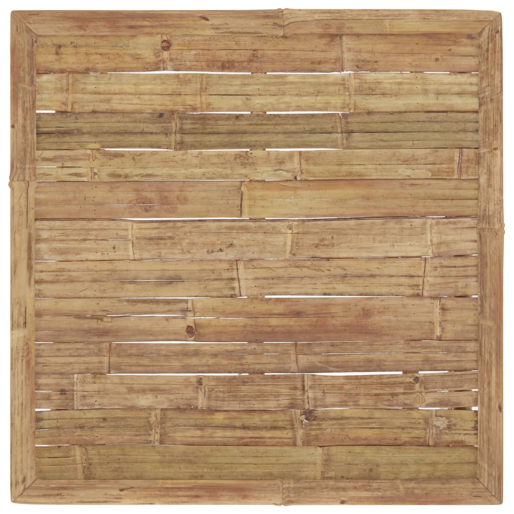 Set mobilier de grădină cu perne alb crem, 6 piese, bambus GartenMobel Dekor