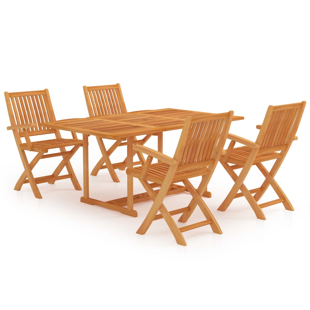 Set mobilier de grădină, 5 piese, lemn masiv de tec GartenMobel Dekor