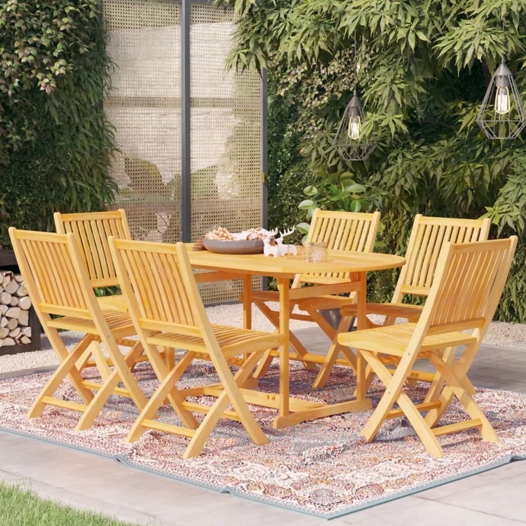 Set mobilier de grădină, 7 piese, lemn masiv de tec GartenMobel Dekor