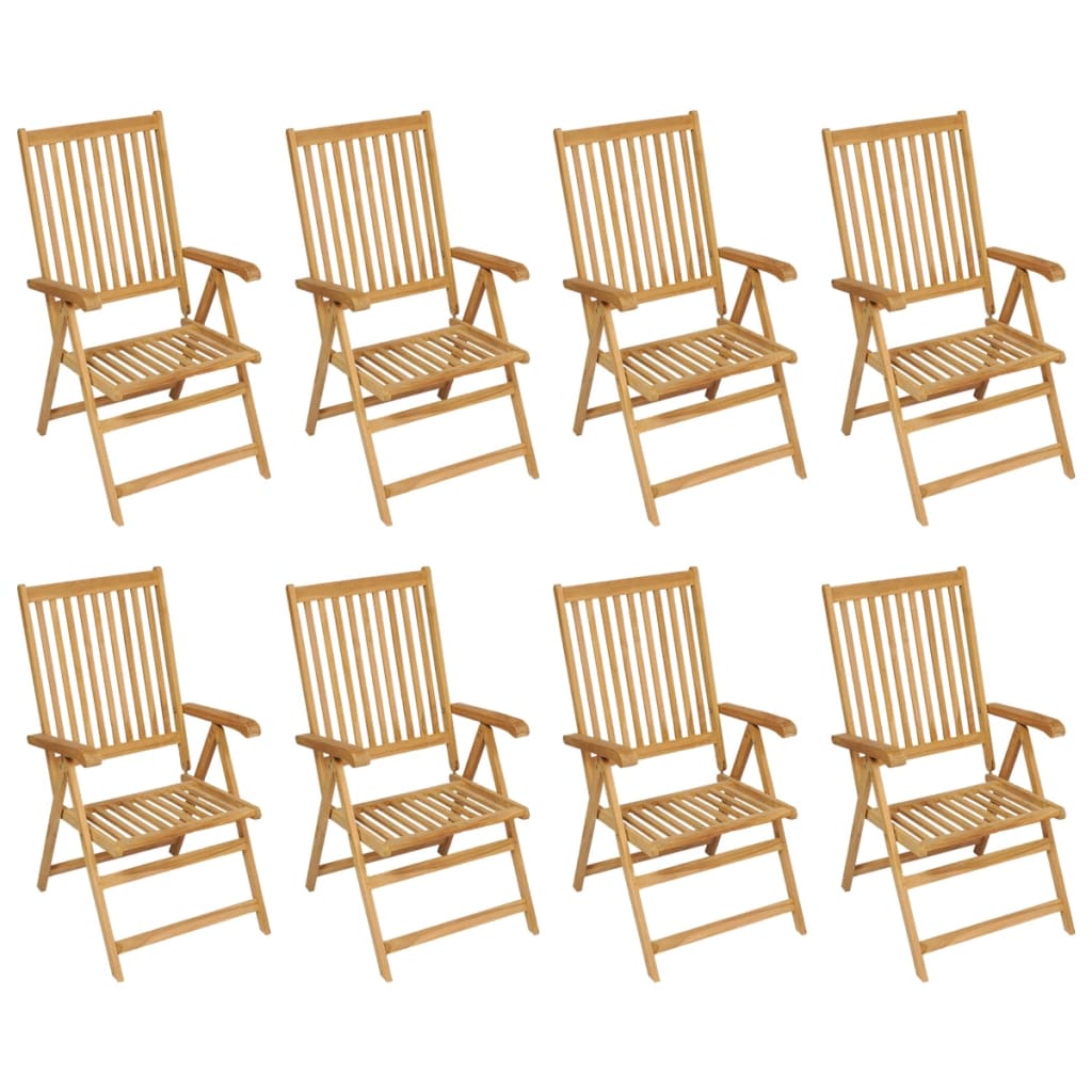 Set mobilier de grădină, 9 piese, lemn masiv de tec GartenMobel Dekor
