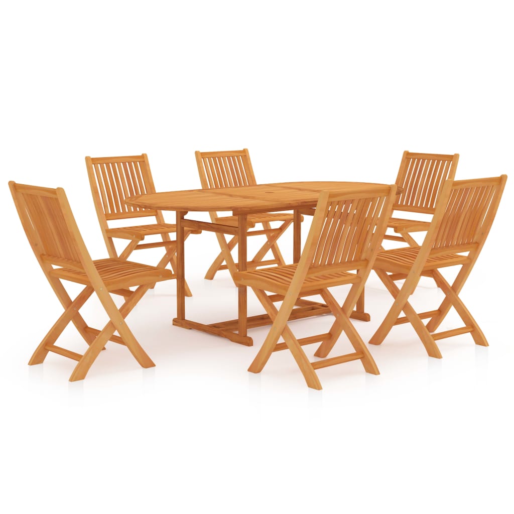 Set mobilier de grădină, 7 piese, lemn masiv de tec GartenMobel Dekor
