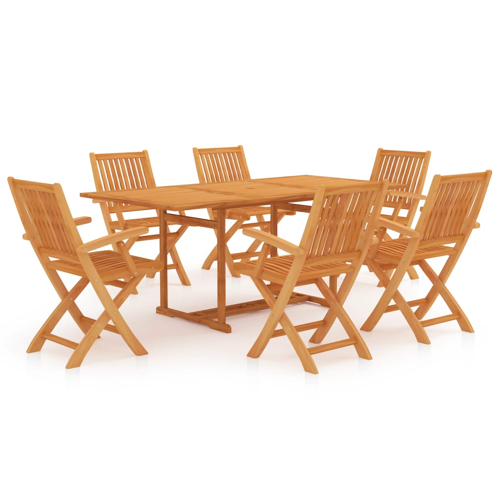 Set mobilier de grădină, 7 piese, lemn masiv de tec GartenMobel Dekor