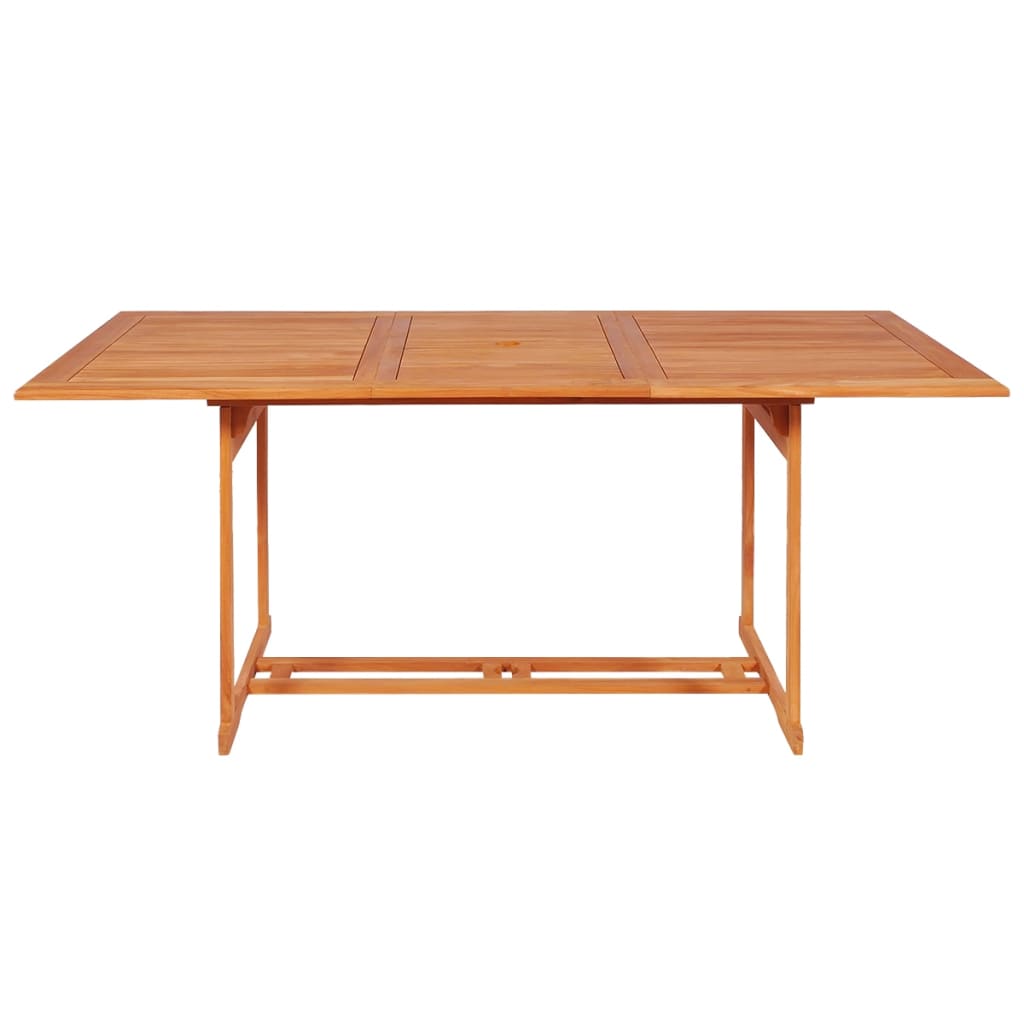 Set mobilier de grădină cu perne gri, 7 piese, lemn masiv tec GartenMobel Dekor