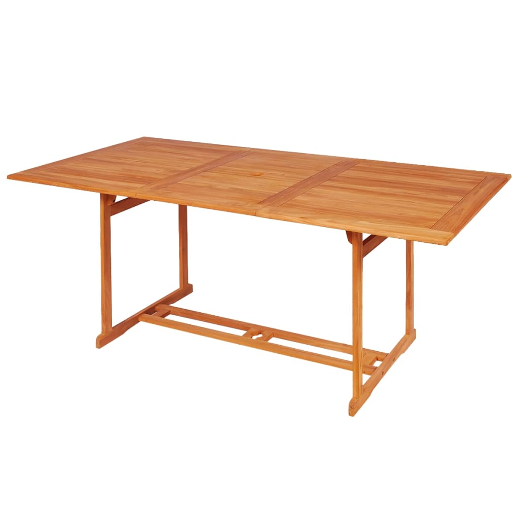 Set mobilier de grădină cu perne gri, 7 piese, lemn masiv tec GartenMobel Dekor