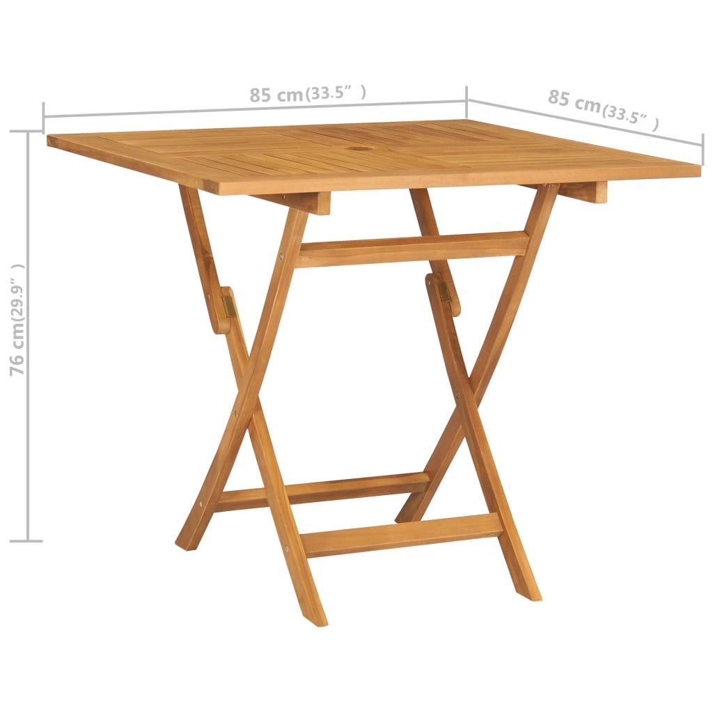 Set mobilier de grădină, 5 piese, lemn masiv de tec GartenMobel Dekor
