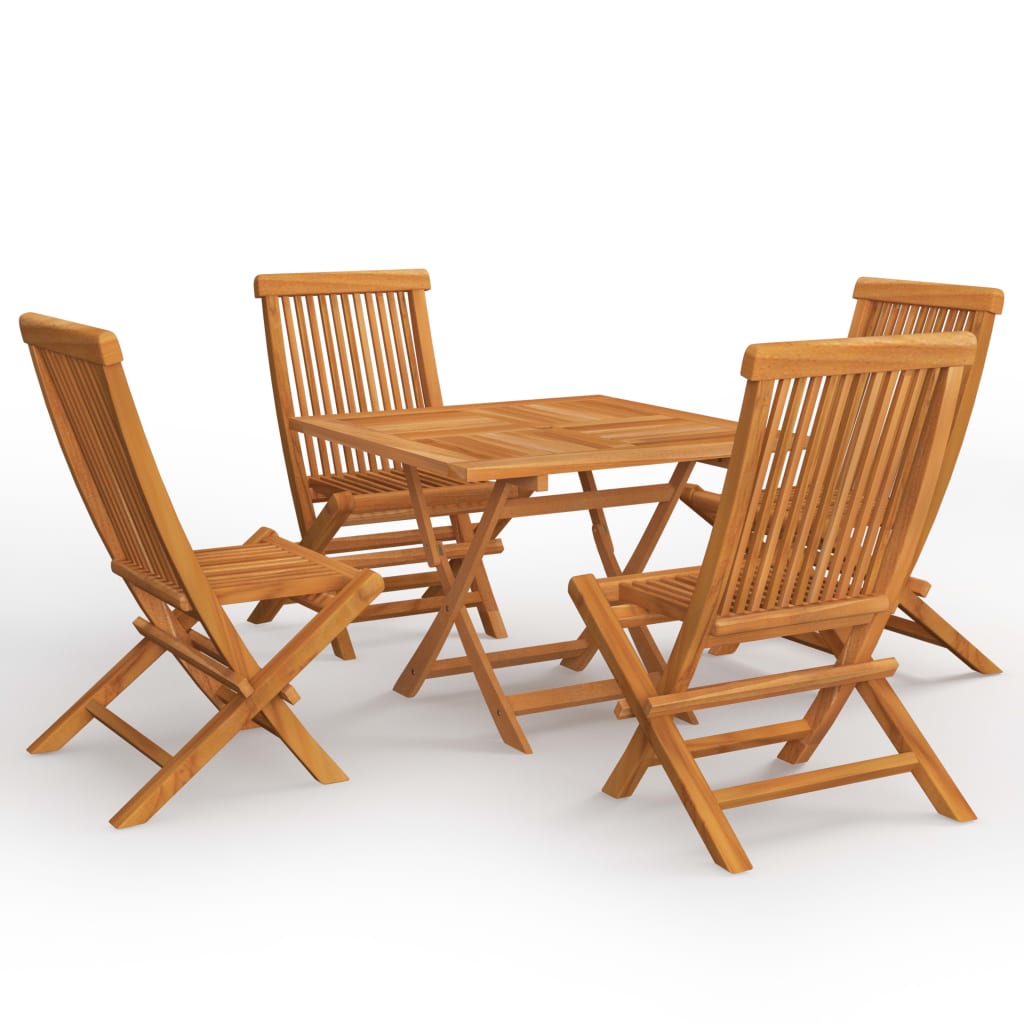 Set mobilier de grădină, 5 piese, lemn masiv de tec GartenMobel Dekor