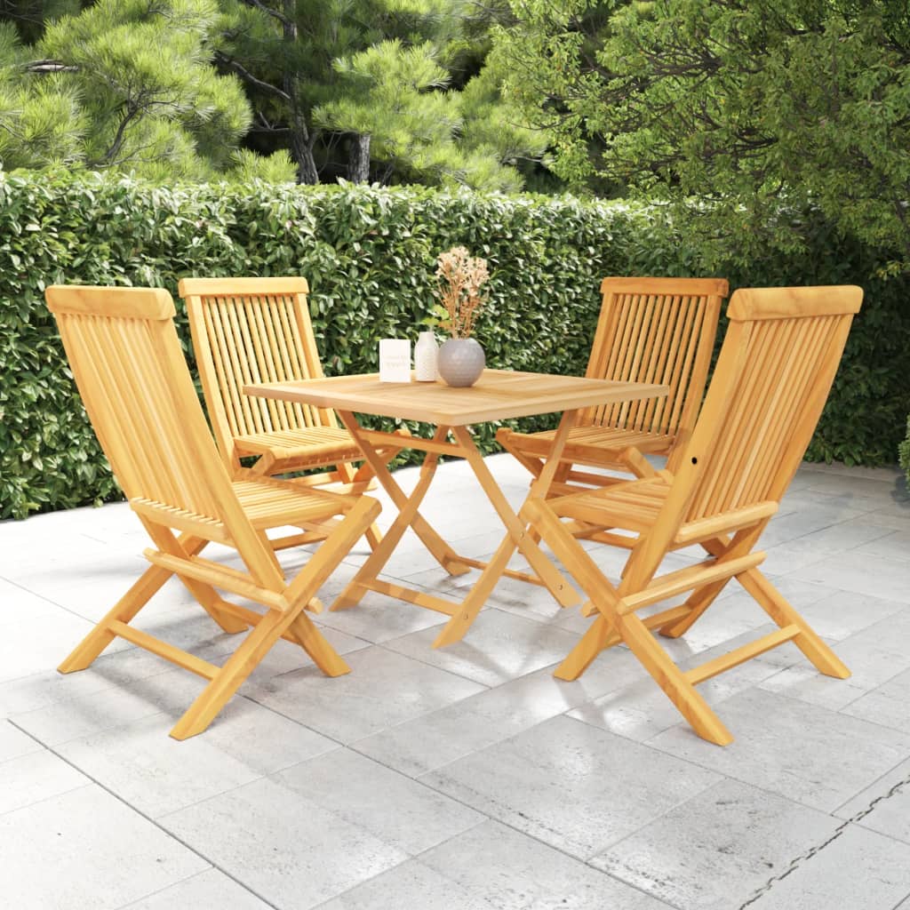 Set mobilier de grădină, 5 piese, lemn masiv de tec GartenMobel Dekor