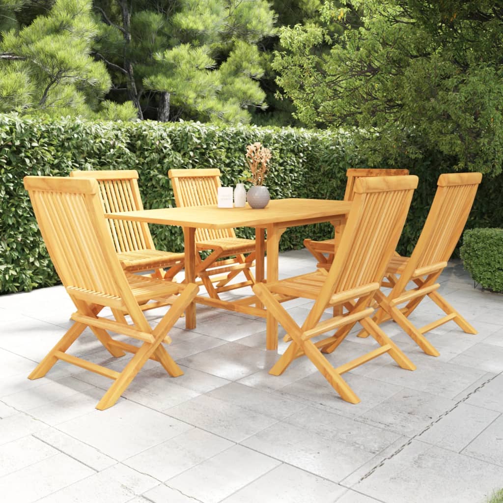 Set mobilier grădină, 7 piese, lemn masiv de tec GartenMobel Dekor