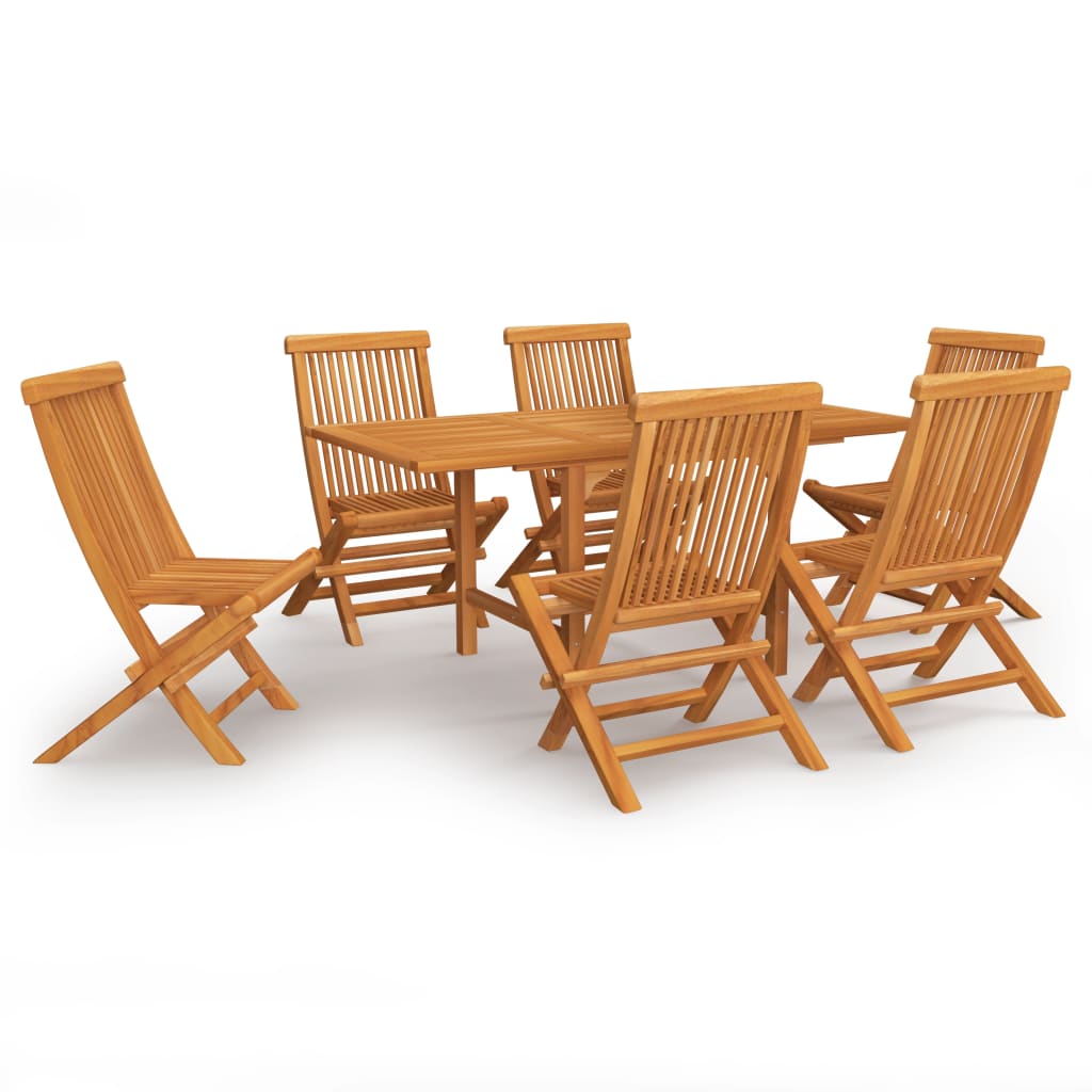 Set mobilier grădină, 7 piese, lemn masiv de tec GartenMobel Dekor