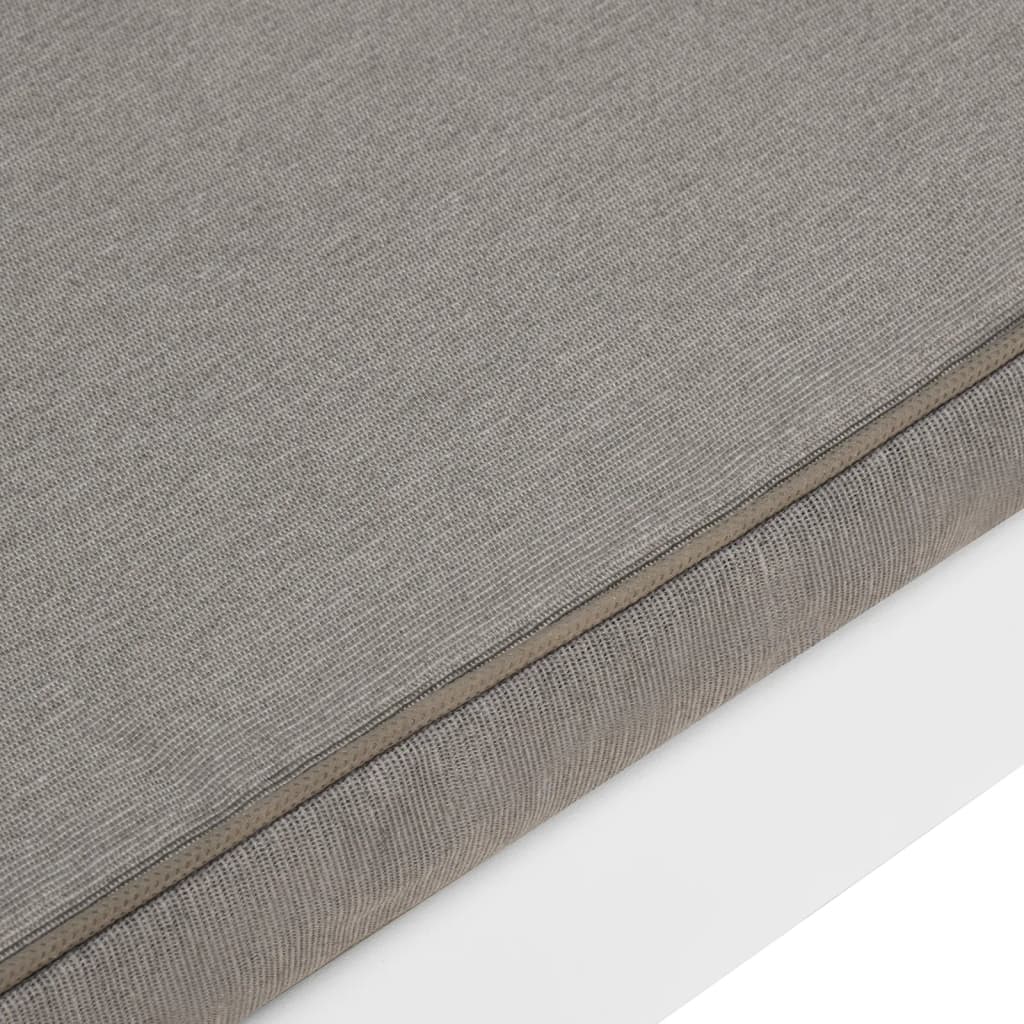 Set mobilier de grădină cu perne, 6 piese, alb, plastic GartenMobel Dekor