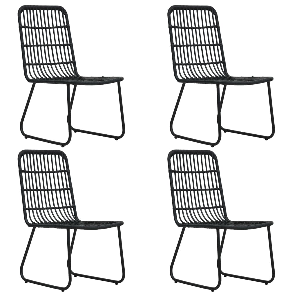 Set mobilier de exterior, 5 piese, poliratan și sticlă GartenMobel Dekor