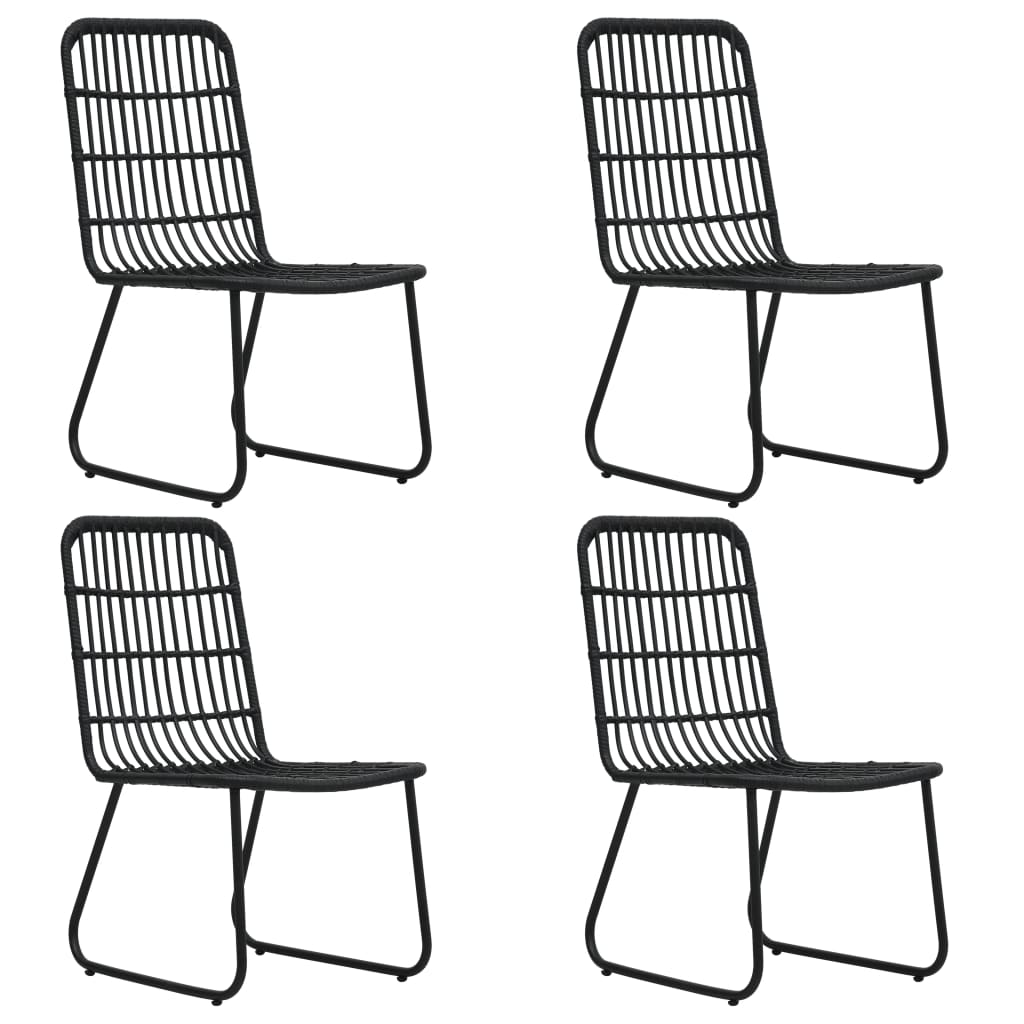 Set mobilier de exterior, 5 piese, poliratan și sticlă GartenMobel Dekor