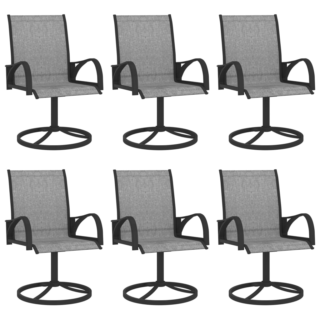 Set mobilier de grădină, 7 piese, textilenă și oțel GartenMobel Dekor