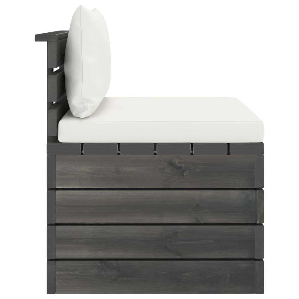 Set mobilier grădină din paleți, 2 piese, cu perne, lemn de pin GartenMobel Dekor